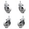 Service Caster 5 Inch Semi Steel Wheel Swivel 3/8 Inch Threaded Stem Caster Brake SCC, 2PK SCC-TS20S514-SSS-381615-2-TLB-2 - alternate 1